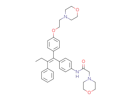 (E)-2-morpholino-N-(4-(1-(4-(2-morpholinoethoxy)phenyl)-2-phenylbut-1-en-1-yl)phenyl)acetamide