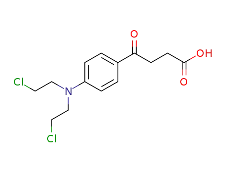 4-(4-(bis(2-chloroethyl)amino)phenyl)-4-oxobutanoic acid