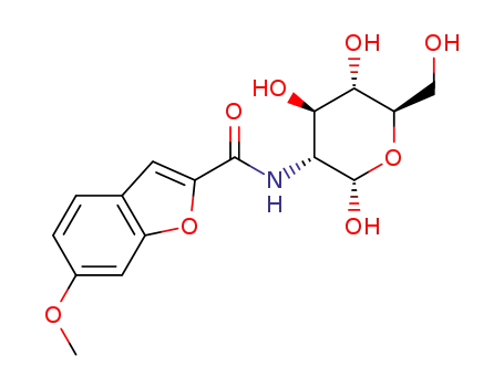 6-methoxy-N-(2,4,5-trihydroxy-6-(hydroxymethyl)tetrahydro-2H-pyran-3-yl)benzofuran-2-carboxamide