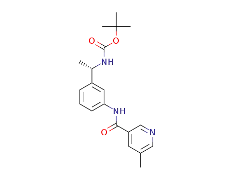 tert-butyl (S)-(1-(3 -(5-methylnicotinamido)phenyl)ethyl)carbamate