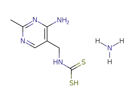N-<(4-amino-2-methyl-5-pyrimidinyl)methyl>dithiocarbamate ammonium salt