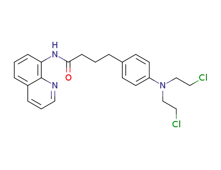 4-(4-(bis(2-chloroethyl)amino)phenyl)-N-(quinolin-8-yl)butanamide