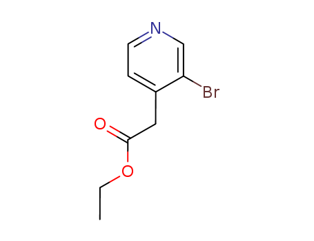 (3-Bromo-pyridin-4-yl)-acetic acid ethyl ester