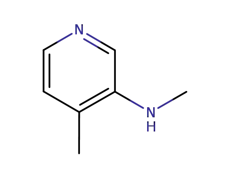 Molecular Structure of 77862-24-9 (4-METHYL-3-METHYLAMINOPYRIDINE)