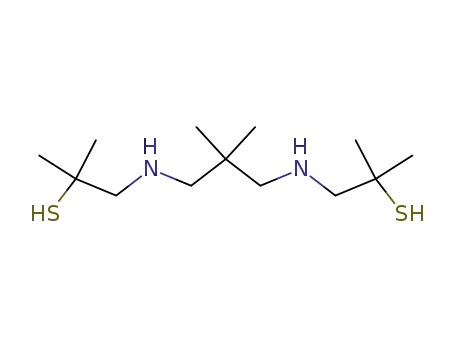 N,N'-bis-(2-methyl-2-mercaptoprop-1-yl)-1,3-diamino-2,2-dimethylpropane