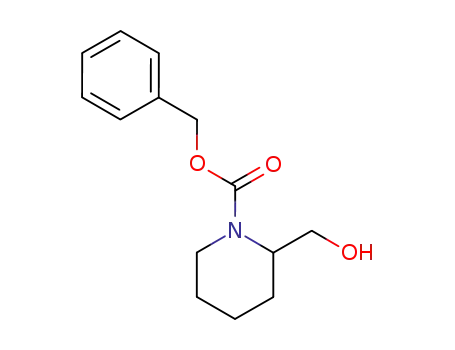 Molecular Structure of 105706-75-0 (1-CBZ-2-HYDROXYMETHYL-PIPERIDINE)