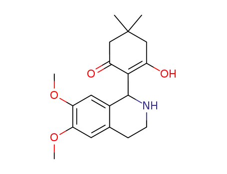 2-(6,7-Dimethoxy-1,2,3,4-tetrahydro-isoquinolin-1-yl)-3-hydroxy-5,5-dimethyl-cyclohex-2-enone