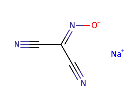 Molecular Structure of 19166-62-2 ((HYDROXYIMINO)MALONONITRILE SODIUM SALT)