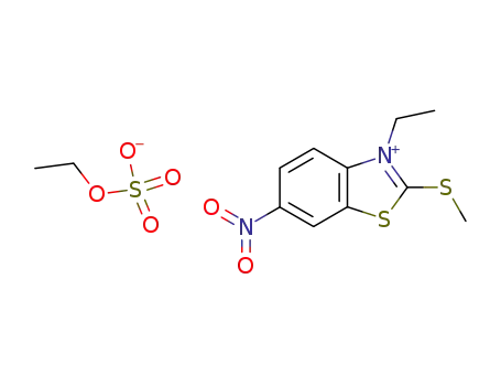 3-ethyl-2-methylsulfanyl-6-nitro-benzothiazolium; ethyl sulfate