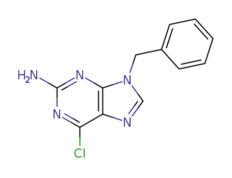 2-amino-9-benzyl-6-chloro-9H-purine