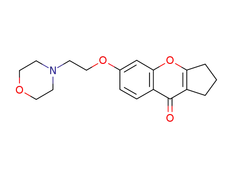 6-(2-Morpholin-4-yl-ethoxy)-2,3-dihydro-1H-cyclopenta[b]chromen-9-one