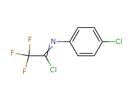 N-(4-chlorophenyl)-2,2,2-trifluoroethanimidoyl chloride