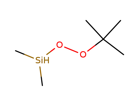Molecular Structure of 78957-19-4 (t-Butyldimethylsilyl Hydroperoxide-Mercury(II) Trifluoroacetate)