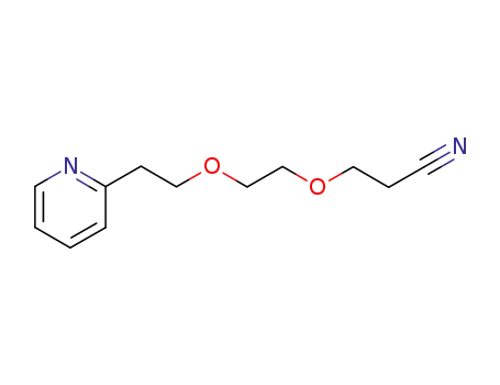 3-[2-(2-Pyridin-2-yl-ethoxy)-ethoxy]-propionitrile
