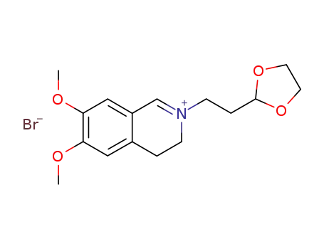 3,4-dihydro-6,7-dimethoxy-2-(3,3-ethylenedioxypropyl)isoquinolinium bromide