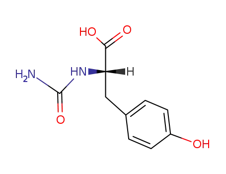 Molecular Structure of 90899-85-7 (N-CARBAMYL-L-TYROSINE CRYSTALLINE)