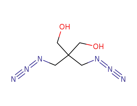 Molecular Structure of 104274-80-8 (1,3-Propanediol, 2,2-bis(azidomethyl)-)