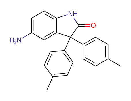 5-Amino-3,3-di-p-tolyl-1,3-dihydro-indol-2-one
