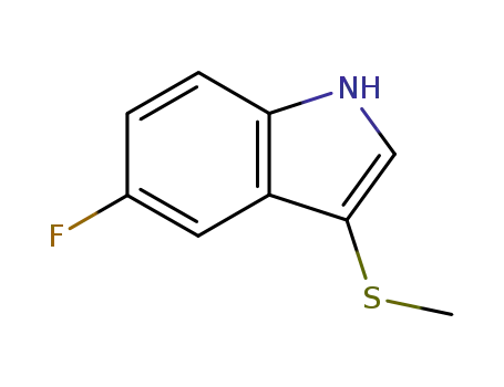 5-fluoro-(3-thiomethyl)-indole