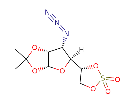 (3aR,5S,6R,6aR)-6-Azido-5-((R)-2,2-dioxo-2λ6-[1,3,2]dioxathiolan-4-yl)-2,2-dimethyl-tetrahydro-furo[2,3-d][1,3]dioxole