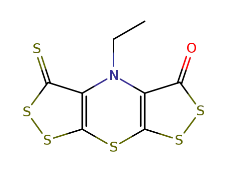 4-ethyl-5-thioxo-4,5-dihydro-3H-bis[1,2]dithiolo[3,4-b:4',3'-e][1,4]thiazin-3-one