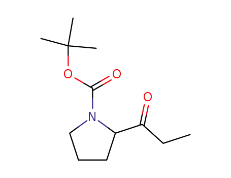 N-(tert-butoxycarbonyl)-2-(1-oxopropyl)pyrrolidine