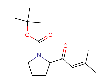 N-(tert-butoxycarbonyl)-2-[3-methyl-1-oxo-2-butenyl]pyrrolidine