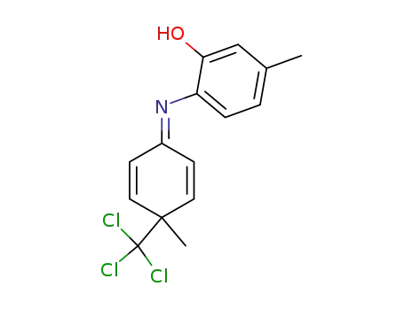 5-methyl-2-(4-methyl-4-trichloromethylcyclohexa-2,5-dienylideneamino)phenol