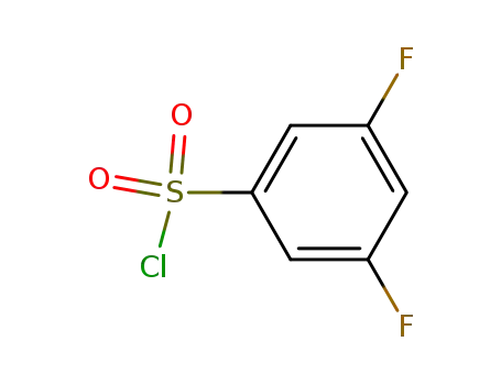 Molecular Structure of 210532-25-5 (3,5-DIFLUOROBENZENESULFONYL CHLORIDE)