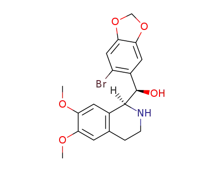(R)-(6-Bromo-benzo[1,3]dioxol-5-yl)-((S)-6,7-dimethoxy-1,2,3,4-tetrahydro-isoquinolin-1-yl)-methanol