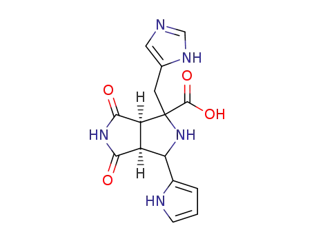 1-(3H-imidazol-4-ylmethyl)-4,6-dioxo-3-(1H-pyrrol-2-yl)-octahydro-pyrrolo[3,4-c]pyrrole-1-carboxylic acid