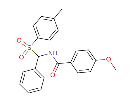 4-methoxy-N-[phenyl-(toluene-4-sulfonyl)-methyl]-benzamide