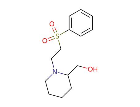 [1-(2-benzenesulfonyl-ethyl)-piperidin-2-yl]-methanol