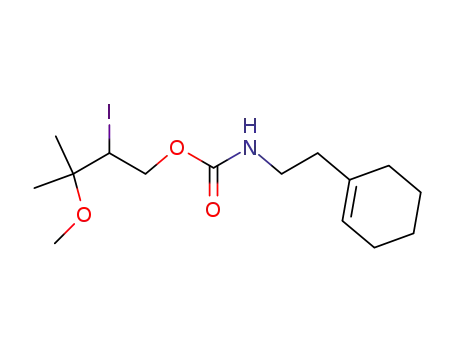 (2-cyclohex-1-enyl-ethyl)-carbamic acid 2-iodo-3-methoxy-3-methyl-butyl ester