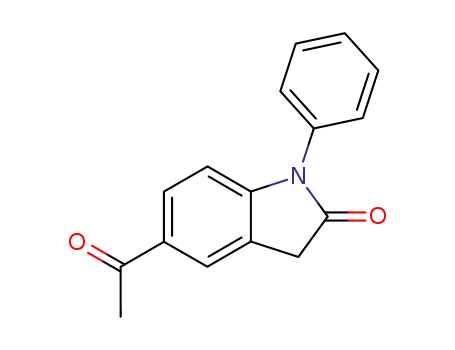 5-acetyl-1,3-dihydro-1-phenyl-2H-indol-2-one