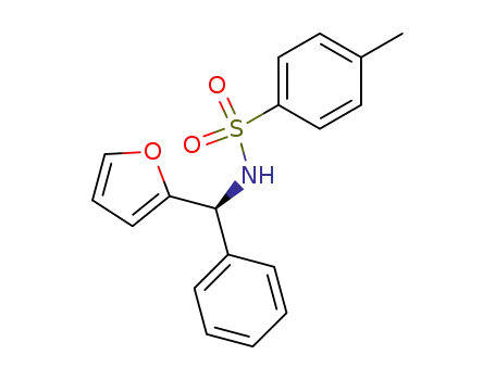 Molecular Structure of 158471-23-9 (Benzenesulfonamide, N-(2-furanylphenylmethyl)-4-methyl-)
