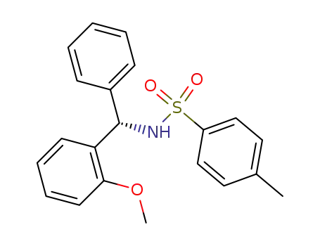 Molecular Structure of 258277-17-7 (Benzenesulfonamide, N-[(2-methoxyphenyl)phenylmethyl]-4-methyl-)