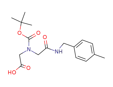 N-((tert-butyloxy)carbonyl)-N'-(4-methylbenzyl) iminodiacetic acid monoamide