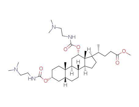 methyl 3α,12α-bis(N,N-dimethylaminoethylcarbamoyloxy)-5β-cholan-24-oate