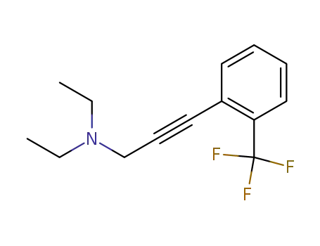 3-(diethylamino)-1-(2-trifluoromethylphenyl)propyne