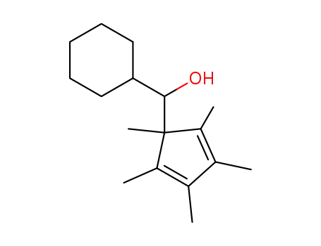 1-cyclohexyl-1-(1,2,3,4,5-pentamethyl-2,4-cyclopentadienyl)-methanol