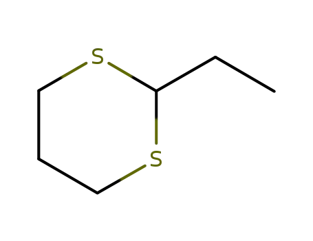 Molecular Structure of 6007-23-4 (2-ETHYL-1,3-DITHIANE, 97+%)