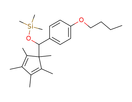 4-(buthoxyphenyl)(1,2,3,4,5-pentamethyl-2,4-cyclopentadienyl)(trimethylsiloxy)methane