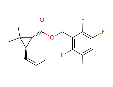 (2,3,5,6-tetrafluorophenyl)methyl (1R,3R)-2,2-dimethyl-3-((1Z)-1-propenyl)cyclopropanecarboxylate