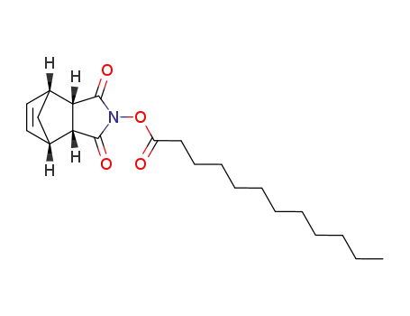Dodecanoic acid (1R,2S,6R,7S)-3,5-dioxo-4-aza-tricyclo[5.2.1.02,6]dec-8-en-4-yl ester