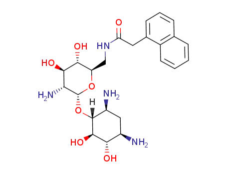 N-[(2R,3S,4R,5R,6R)-5-Amino-6-((1R,2R,3S,4R,6S)-4,6-diamino-2,3-dihydroxy-cyclohexyloxy)-3,4-dihydroxy-tetrahydro-pyran-2-ylmethyl]-2-naphthalen-1-yl-acetamide