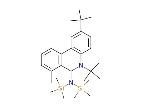 2,5-di-tert-butyl-6-(1,1,1,3,3,3-hexamethyl-disilazan-2-yl)-7-methyl-5,6-dihydro-phenanthridine