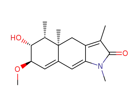 (4aR,5R,6R,7R)-6-hydroxy-7-methoxy-4a,5,6,7-tetrahydro-1,3,4a,5-tetramethylbenz[f]indol-2(4H)-one
