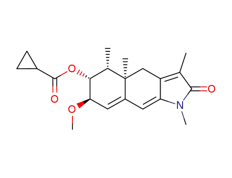 (4AR,5R,6R,7R)-6-Cyclopropylcarbonyloxy-7-methoxy-4a,5,6,7-tetrahydro-1,3,4a,5-tetramethylbenz[f]indol-2(4H)-one