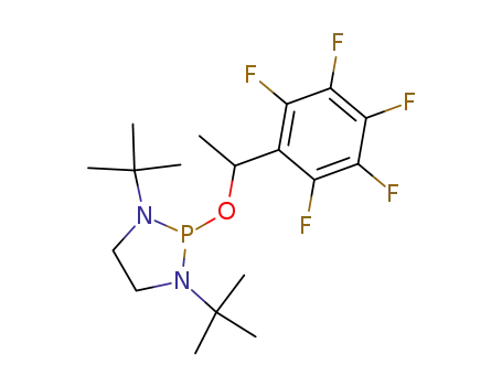 1,3-di(tert-butyl)-2-[1-(pentafluorophenyl)ethoxy]-1,3,2-diazaphospholidine